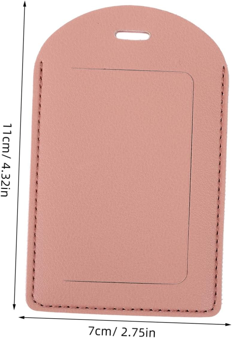 HORIALENCE 8Pcs Leather Luggage Tag Suitcase Label Travel Accessories for Suitcases Luggage Tags for Leather Baggage For image number 3