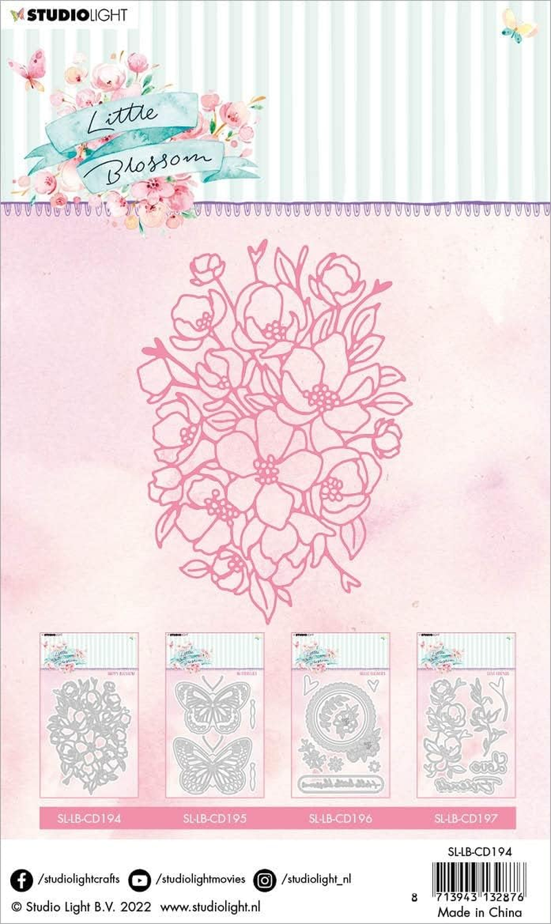 Studio Light Little Blossom Cutting Die-Nr. 194, Happy Blossom -LBCD194