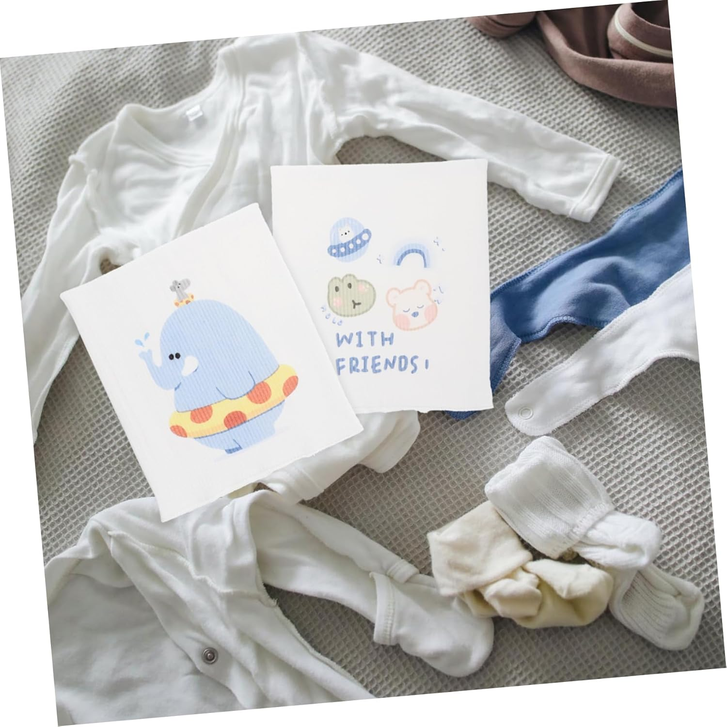 ERINGOGO 2Pcs Baby Navel Belly Bands Cotton Belly Wraps Infant Umbilical Cord Covers Newborn Soft Seamless Double-Layer Bands Nursery Cord Protection for Babies Seasons image number 4