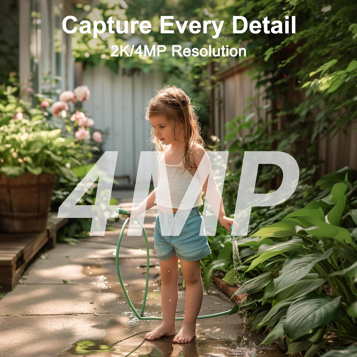 Wireless Security Cameras Outdoor, 2K HD Battery Powered Cameras for Outdoor Home Security Eseecloud, 2.4G Wifi Surveillance Indoor, AI Motion Detection, image number 2