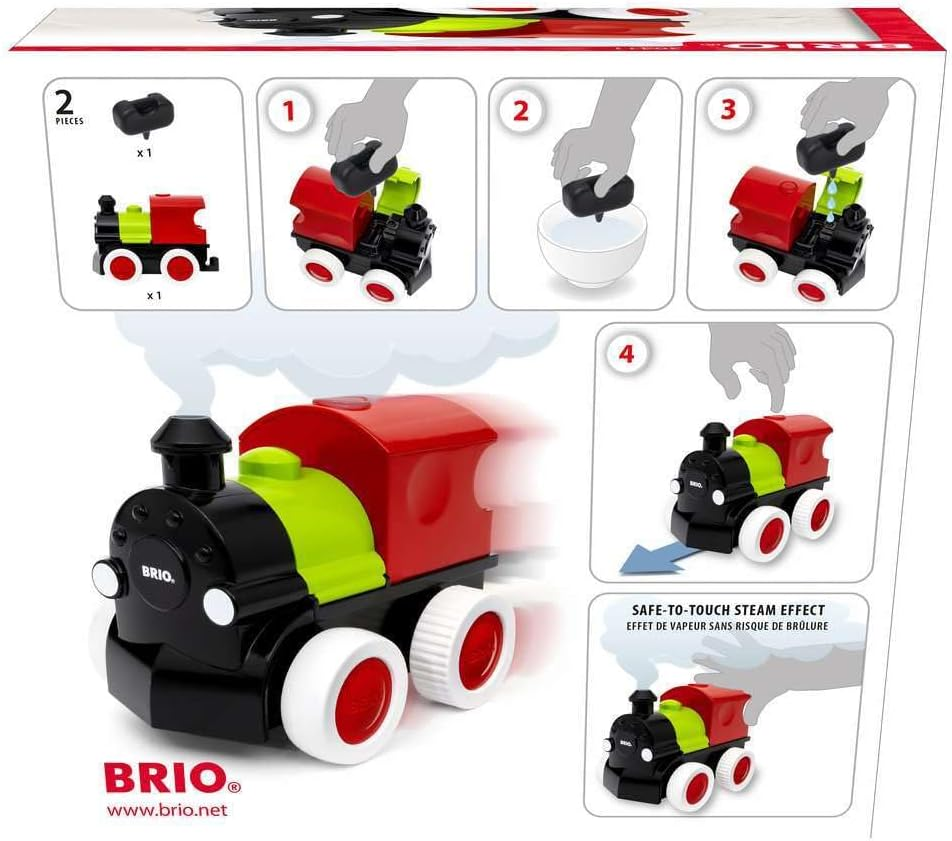 BRIO Push & Go Airplane Toddler Toys for Ages 12 Months up (Kids 1 Year Old) - Blue Aeroplane image number 1