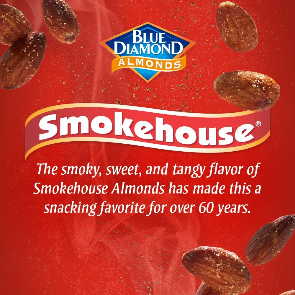 Blue Diamond Almonds Gluten Free Smokehouse Flavored Snack Nuts, 16 Oz Resealable Bag (Pack of 1) image number 2