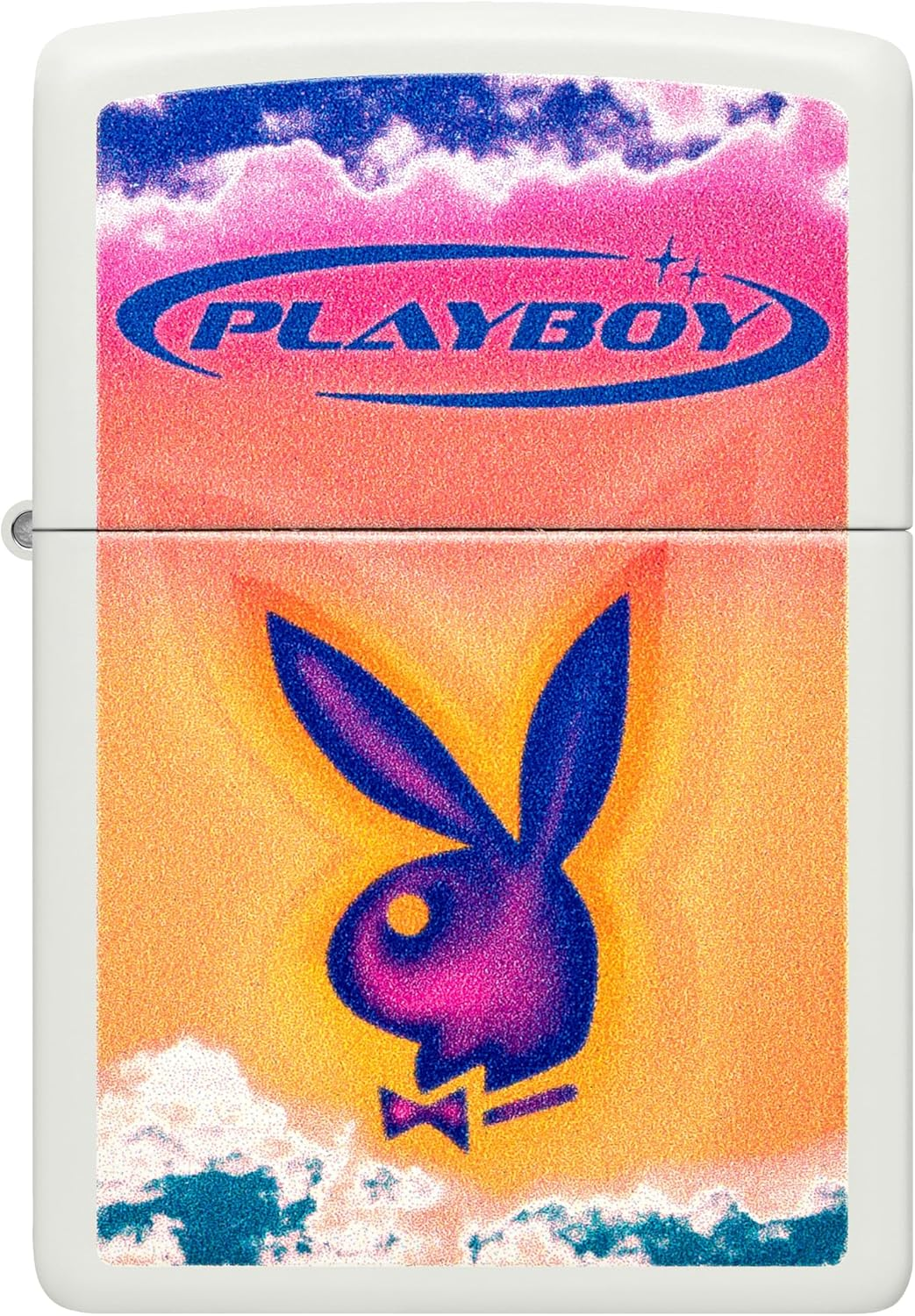 Zippo Playboy Windproof Lighter, White Matte