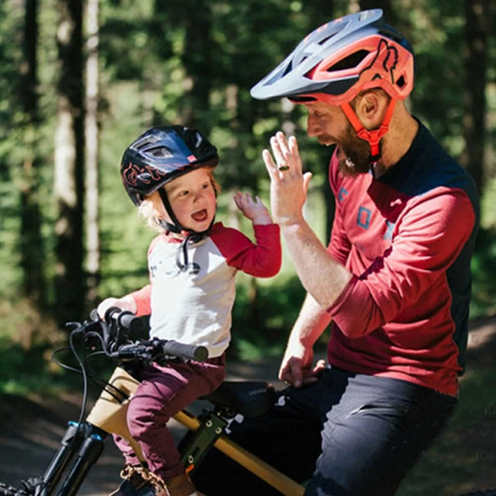 Kids Bike Seat for Mountain Bikes, Detachable Front Mounted Bicycle Seats for Children 2-5 Years Old (Seat & Handle)