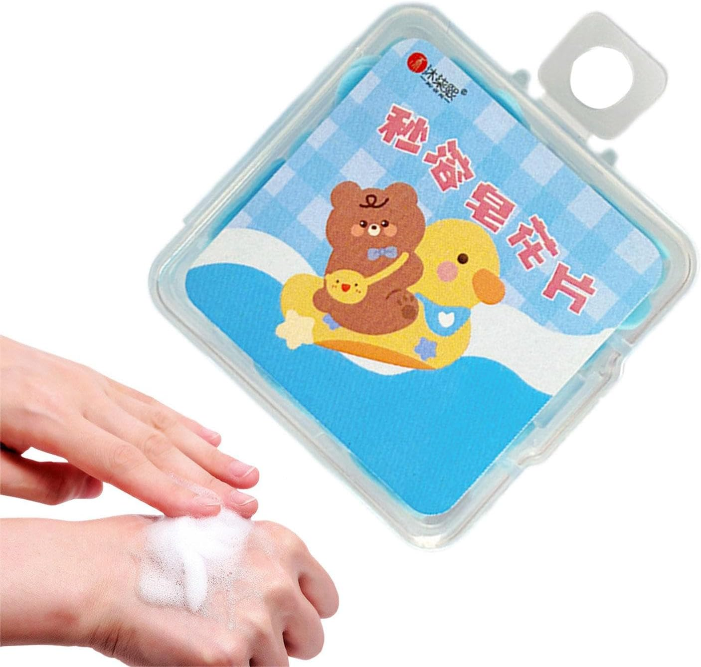 Hand Washing Sheets | Cute Scented Camping Cleaning Sheets | Outdoor Hand Washing Cleaner Slices Instant Dissolution for Boys Girls