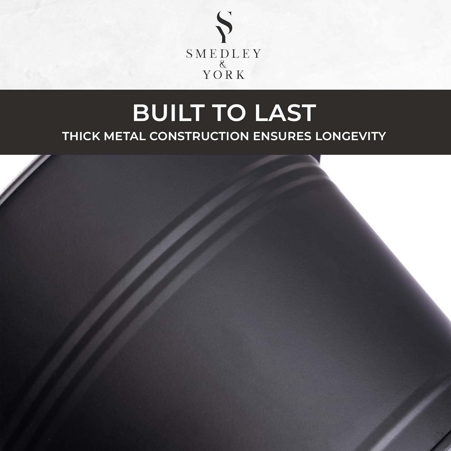 Smedley & York Mini Ash Bucket with Lid, Includes Fireplace Tools, Pail, Shovel and Broom, 1.5 Gallon Charcoal Metal Bucket with Lid, Coal Bucket and Ash Can, Galvanized Iron Ash Bucket for Fireplace image number 2