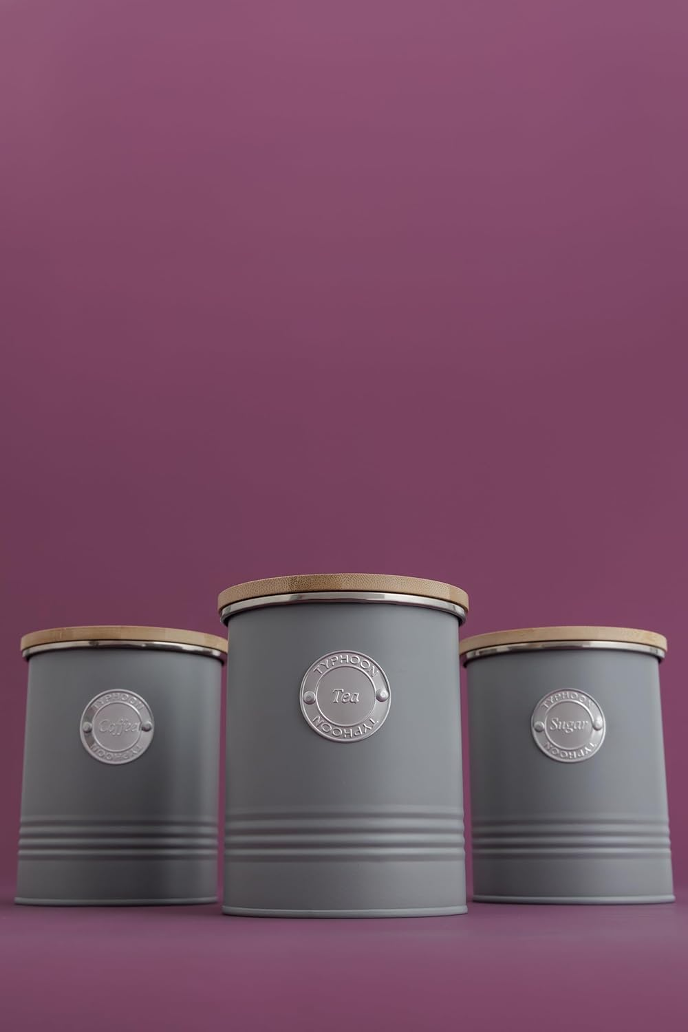 Typhoon Living Sugar Canister, Grey, 1400.733V, 1 Litre