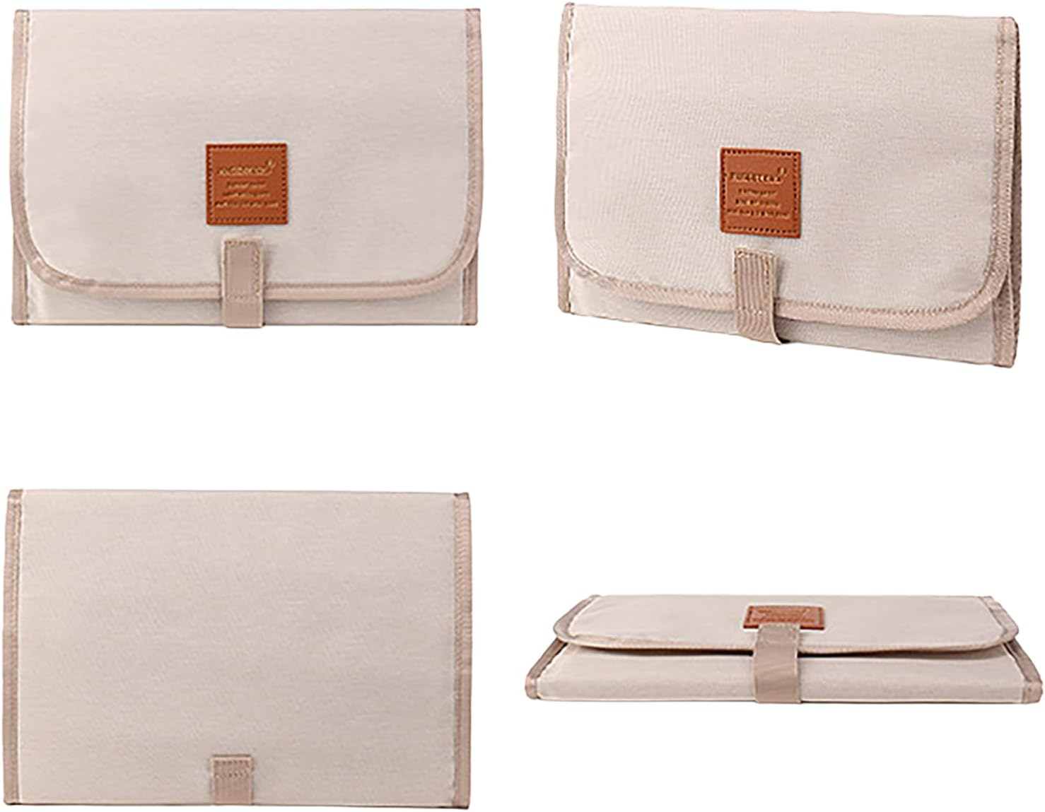 Wzenclave Changing Waterproof, Baby Pad for Foldable Travel, Portable Change Mat for Washable, Wipeable, Nappy Change Mat for Home Tra image number 1