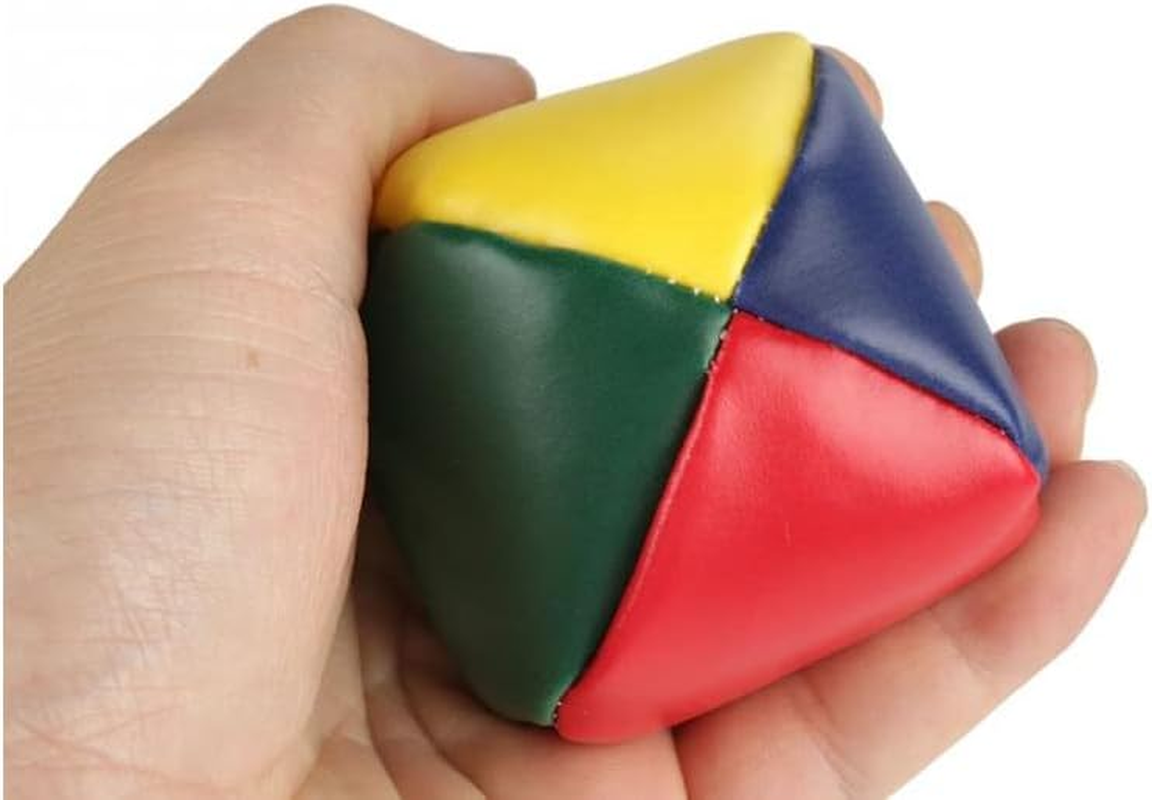 Juggling Balls Kids Toy Set Ball Bag for Magic Circus Clown 3Pcs (Multicolor) image number 3