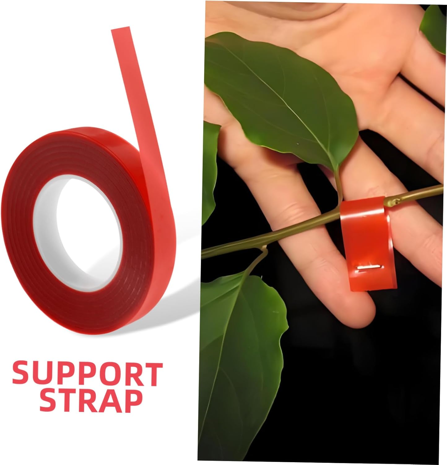 CIMAXIC 10Rolls Garden Plant Ties Machine Reusable Tape Stretch Tie Tape for Indoor Outdoor Gardening Agriculture Tools image number 6