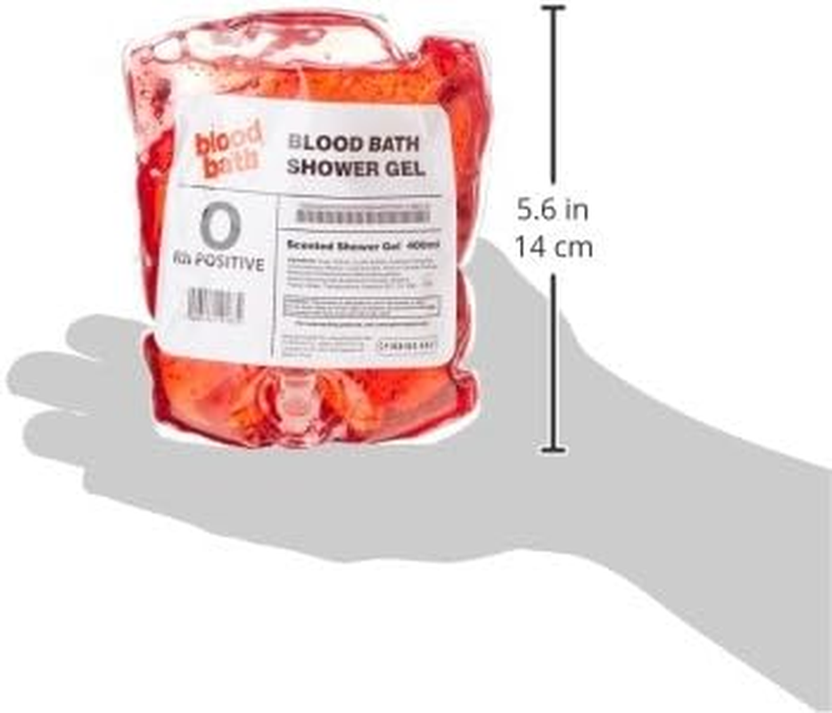 Gift Republic Blood Bath Shower Gel 400 Ml - Cherry Scented Horror-Inspired Novelty Gel in Realistic Blood Bag image number 4
