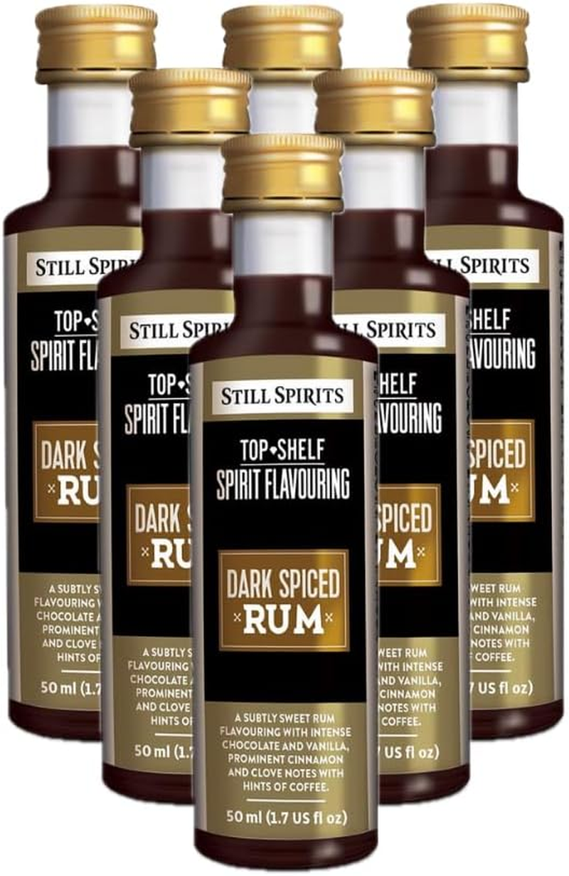 Dark Spiced Rum - Still Spirits Top Shelf Range - Good Dog Homebrew Multi Packs - Bulk Buy & Save! (5-Pack) image number 1