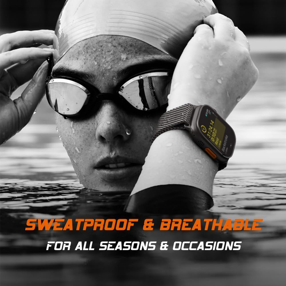 MRVOEBC Stainless Steel Band Compatible for Apple Watch Ultra 49Mm 46Mm 45Mm 44Mm 42Mm 41Mm 40Mm 38Mm, Titanium Loop Replacement Strap Compatible with Iwatch Series 10/9/8/7/6/5/4/3/2/1/SE image number 5