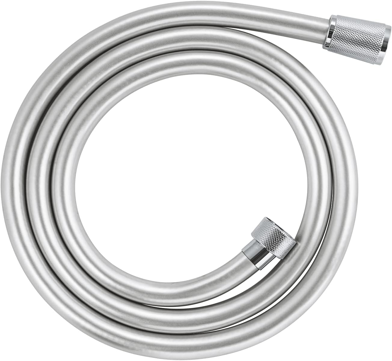 GROHE Vitalioflex Silver Long-Life Twiststop - Shower Hose 1.5 M (Tensile Strength 50 Kg, Pressure Resistance up to 12 Bar, Heat Resistance 75&deg;C, Universal Connection G 1/2" X 1/2"), Chrome, 22109000 image number 2