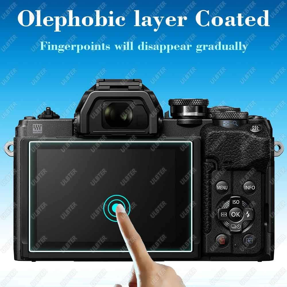 Screen Protector Appliable for Olympus E-M10 Mark IV III II I Camera & Hot Shoe Cover, ULBTER 0.3Mm 9H Hardness Tempered Glass Flim, Anti-Scrach Anti-Fingerprint [3Pack] image number 2