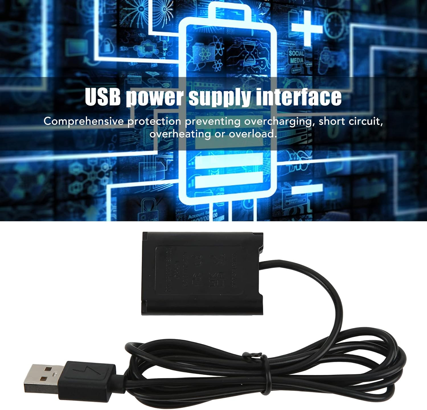 Camera Dummy Battery Power Adapter for ZV 1, DSC RX1, RX1R, RX100 II III IV V VI VII,M2 M3 M4 M5 M6, B M7, HX50 90 300,WX300 350 500 Digital Cameras image number 6