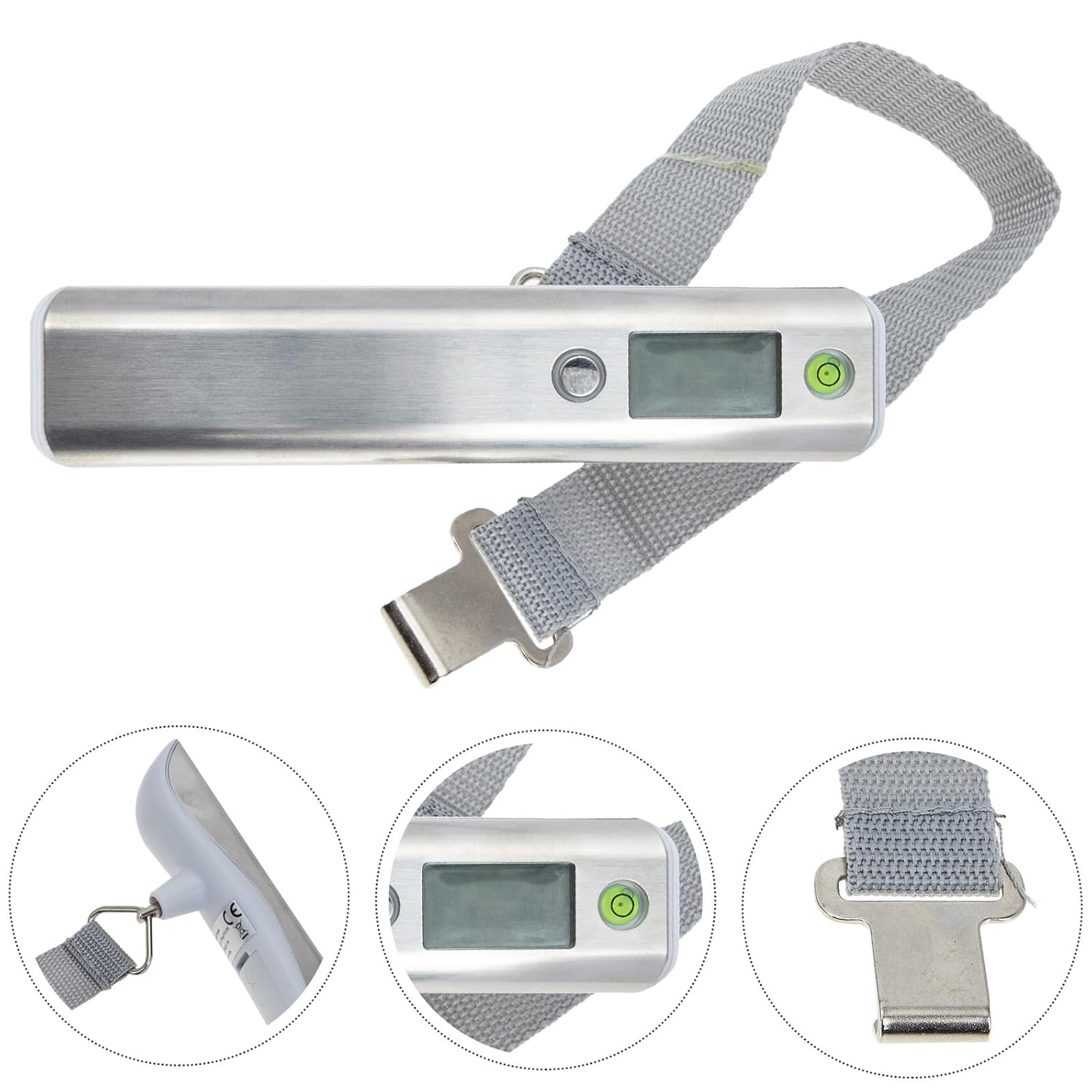 Abaodam Electronic Luggage Scale Portable Digital Weighing Scale for Travel Suitcase Bag Measuring Tape Accurate Weight Measurement image number 2