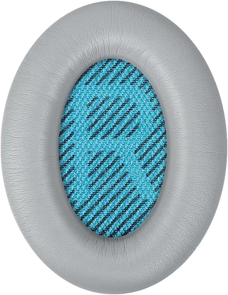 Replacement Ear Pads Cushions for Bose QC25 Quiet Comfort 35 (QC35), Quietcomfort 35 II (QC35 II) Headphones, Earpads Compatible with QC35 & 35 Ii / QC45 / QC15 Silver/Grey image number 2