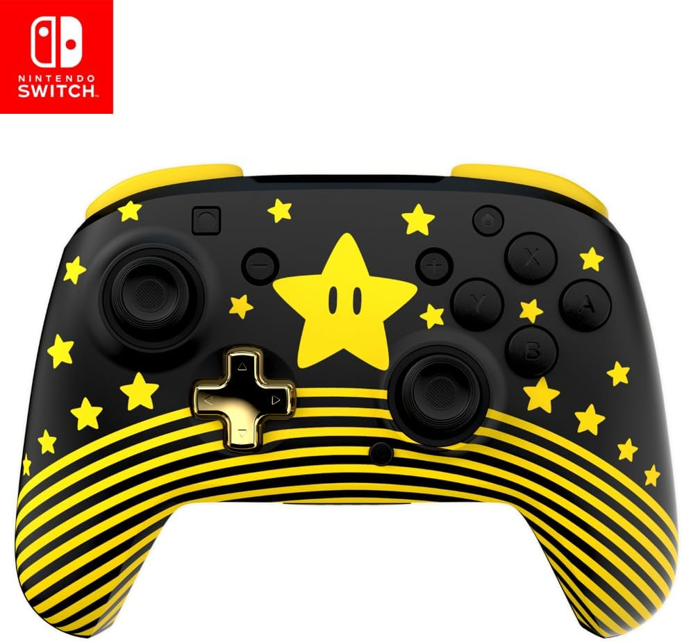 TB NSW Rematch Glow Wireless plus Controller - Super Star Mario image number 6