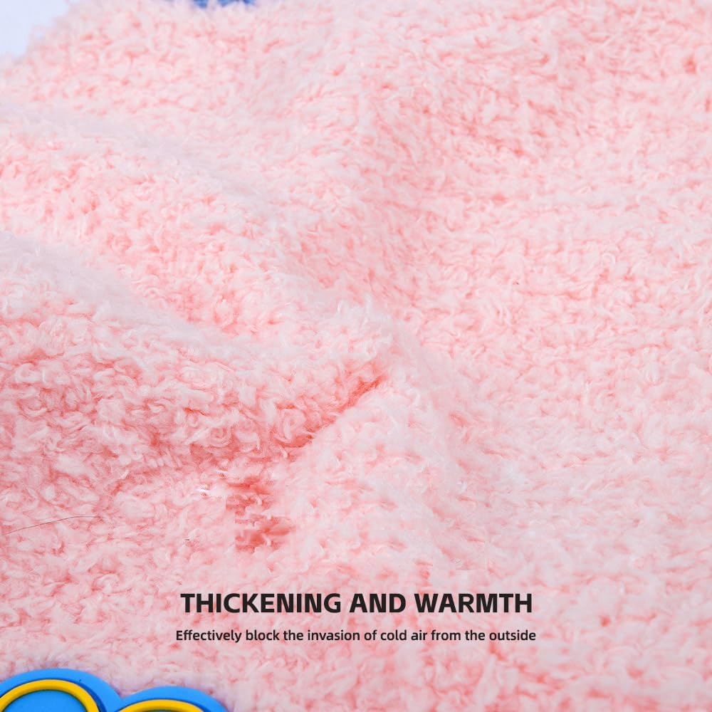 FUNAT Comfortable Plush Cat Clothes, Winter Thick Soft and Warm Pet Clothing, Thick Cat Shirt for Winter, Cold Weather Cat Clothes, Soft Kitten Sweater image number 5