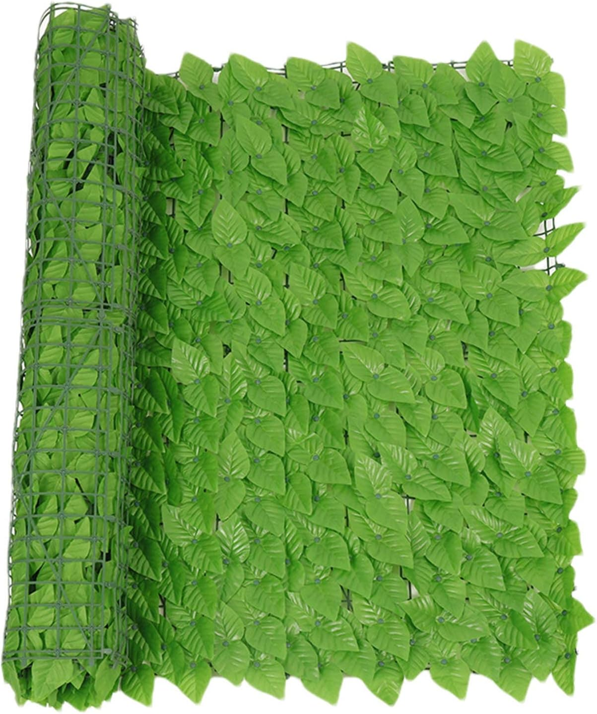 Leaves Garden Fence Screening | Artificial Hedge Roll Screening | Fence Grass Backdrop Wall, Outdoor Indoor Home Balcony Landscaping Wall Decoration, Trellis Leaves Panel, 0.5Mx2M/19.6X78.7In image number 2