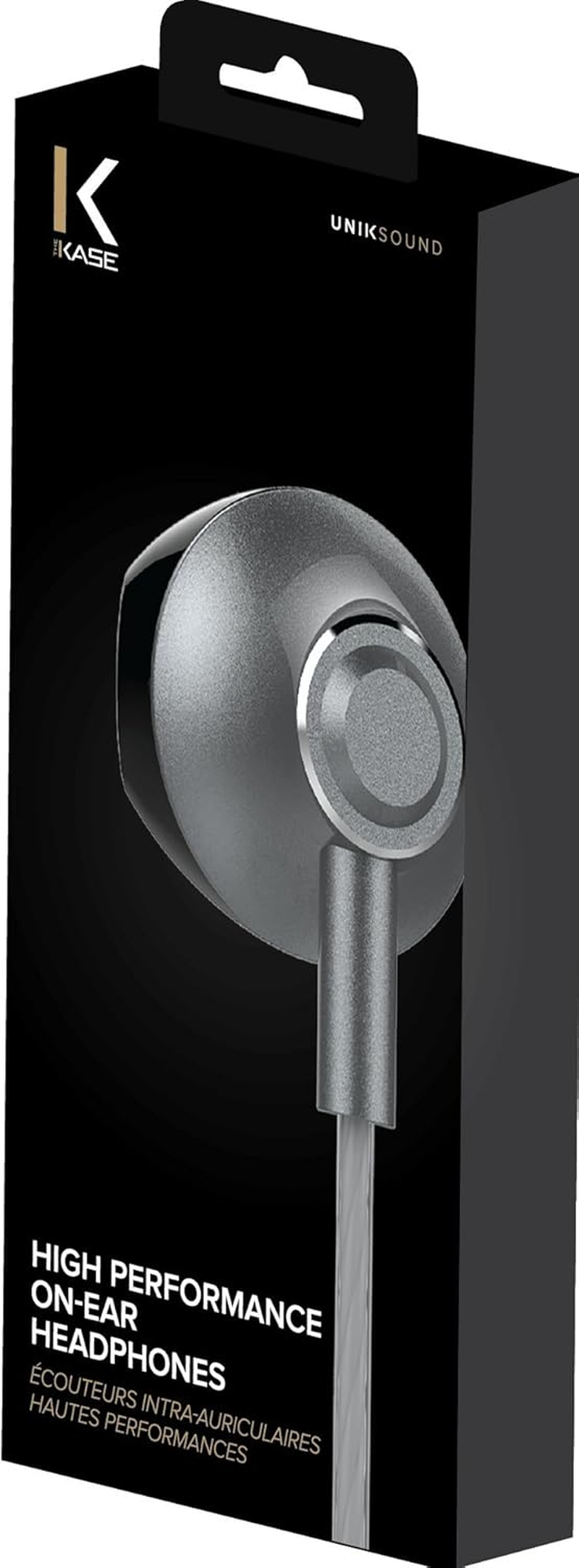 The Kase 38903533 Headphones, Powerful Bass, Space Gray image number 4