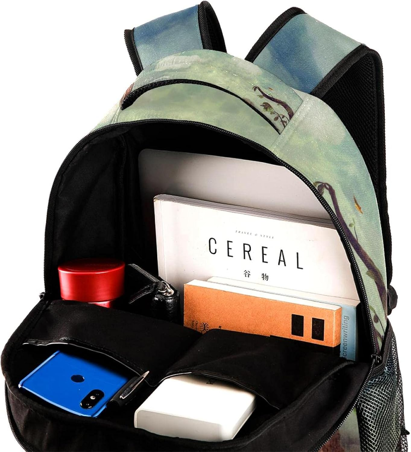 Fantastic Clouds in the Sky Backpack Students Shoulder Bags Travel Bag College School Tote Backpacks image number 1