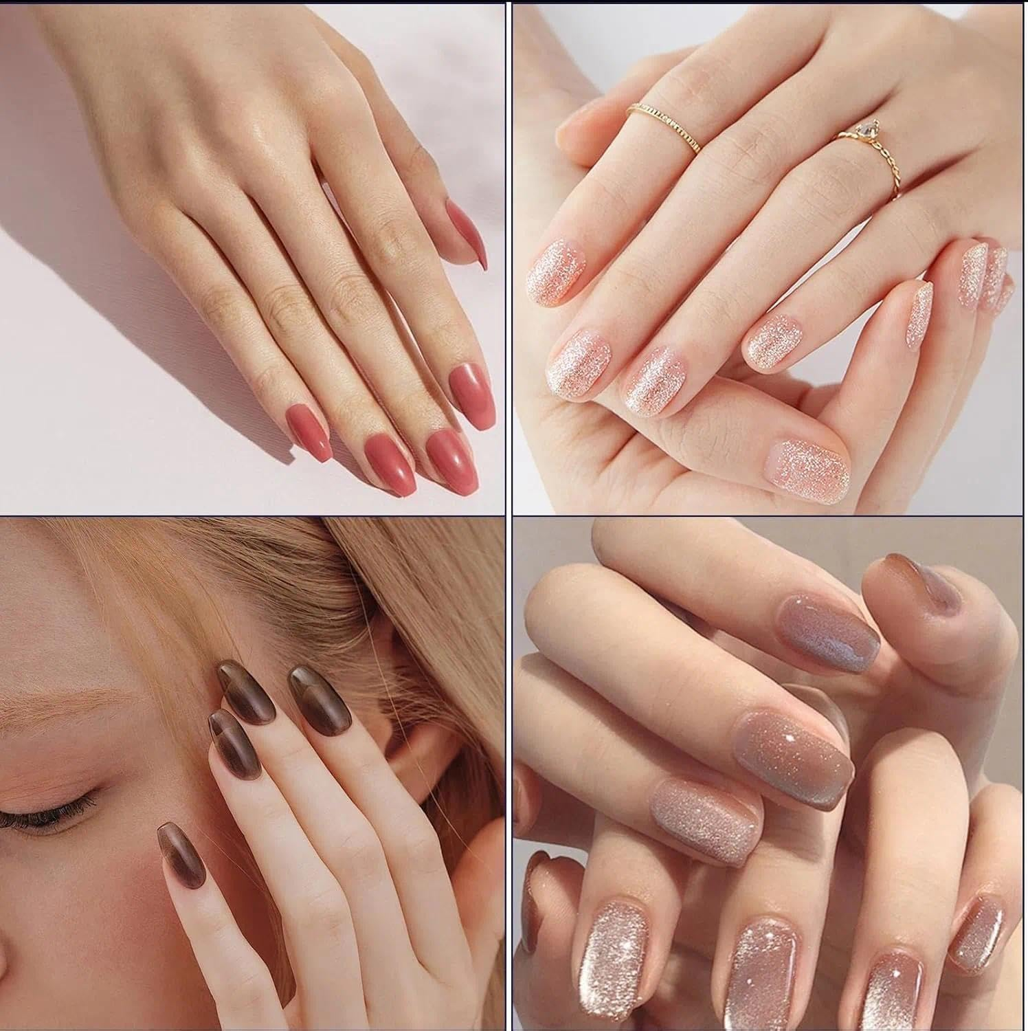 Weidllys 100 Pcs Nail Colour Display Tips, round Shape, Acrylic, 100 Count, Salon Nail Samples Sticks for Gel Polish, Practice, Tips & Designs image number 2