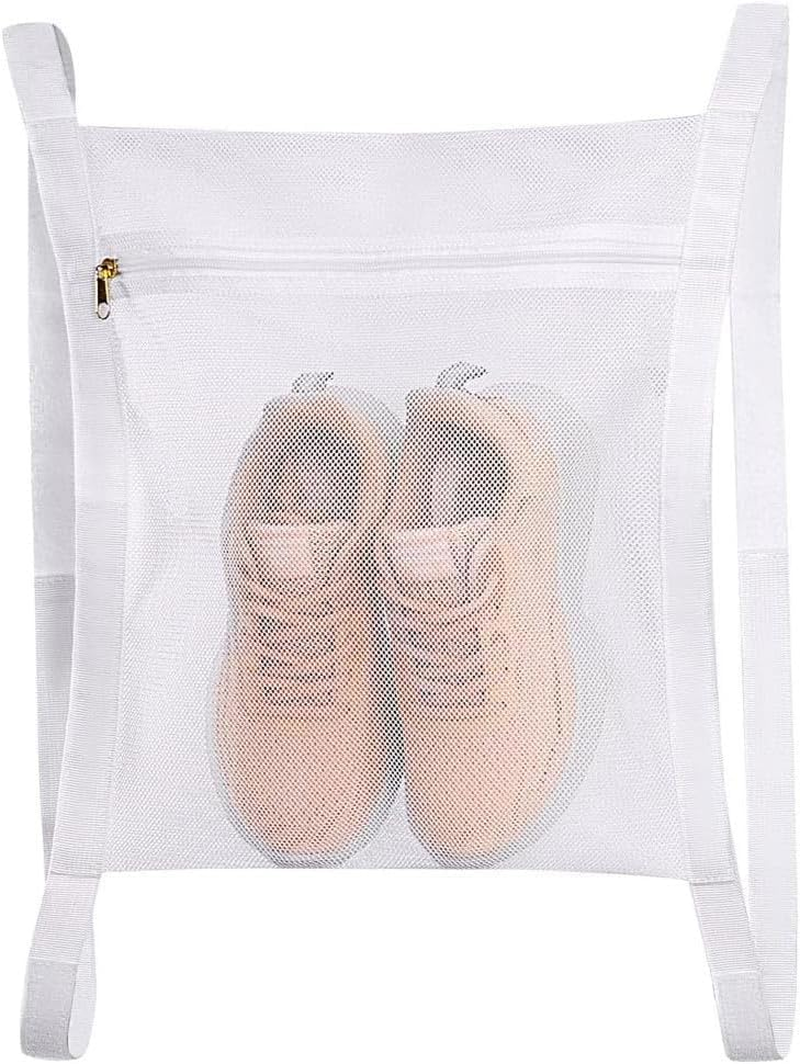 Sneaker Wash Dry Net Bag, 1Pc Sneaker Drying Mesh Bag, Large Shoe Drying Mesh Bags,Laundry Bags Sturdy Shoe Drying Mesh Bags,Smooth Zipper Sneaker Laundry Bags,Shoe Bag Sturdy Shoe Drying Mesh Bags image number 2
