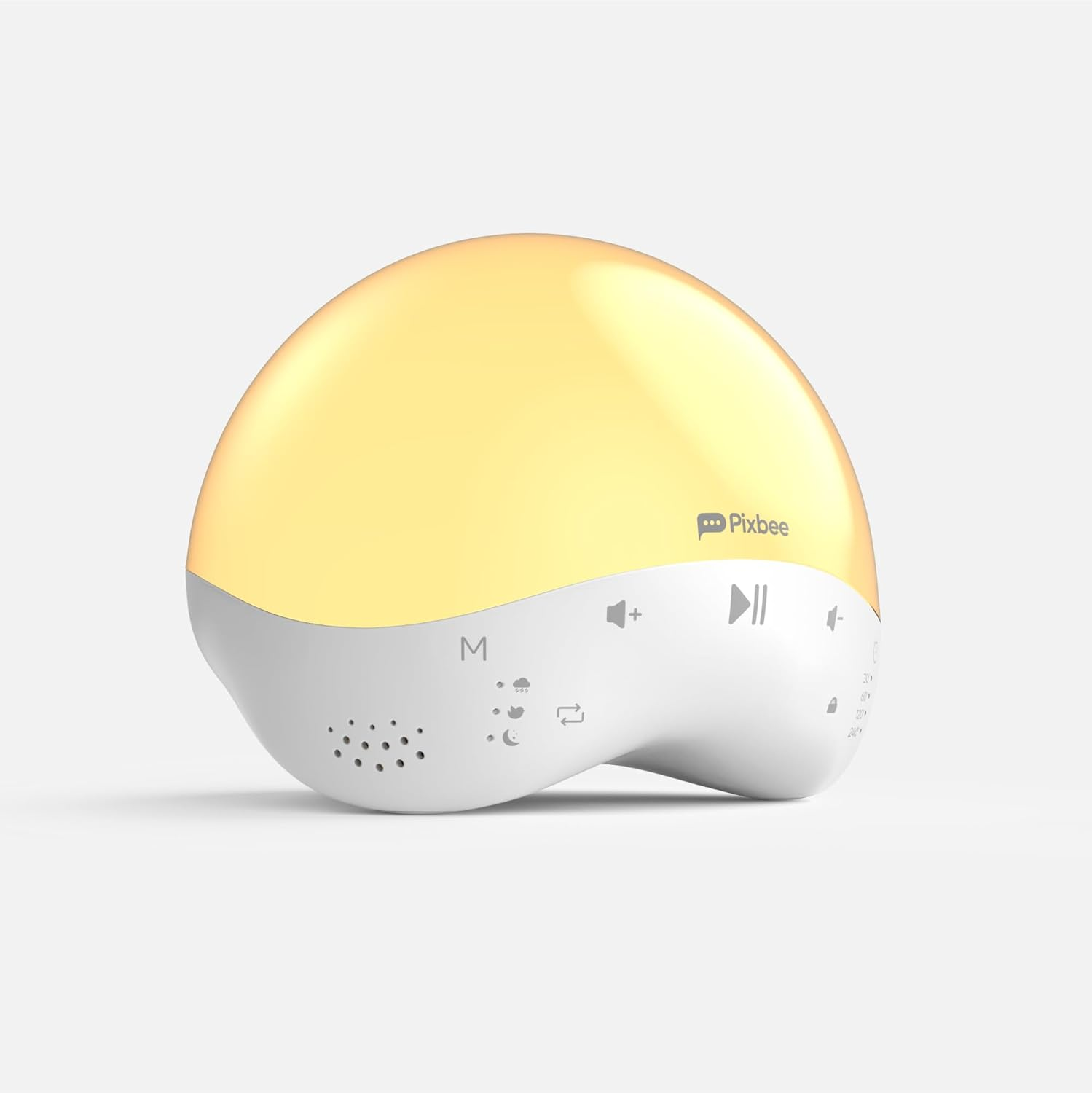 Pixbee Smart Nursery Night Light - Baby Sound Machine with 25 Soothing Sounds & RGB Dimming - Sleep Trainer Lamp with Timer & Child Lock - Compatible with Alexa & Google Assistant image number 6