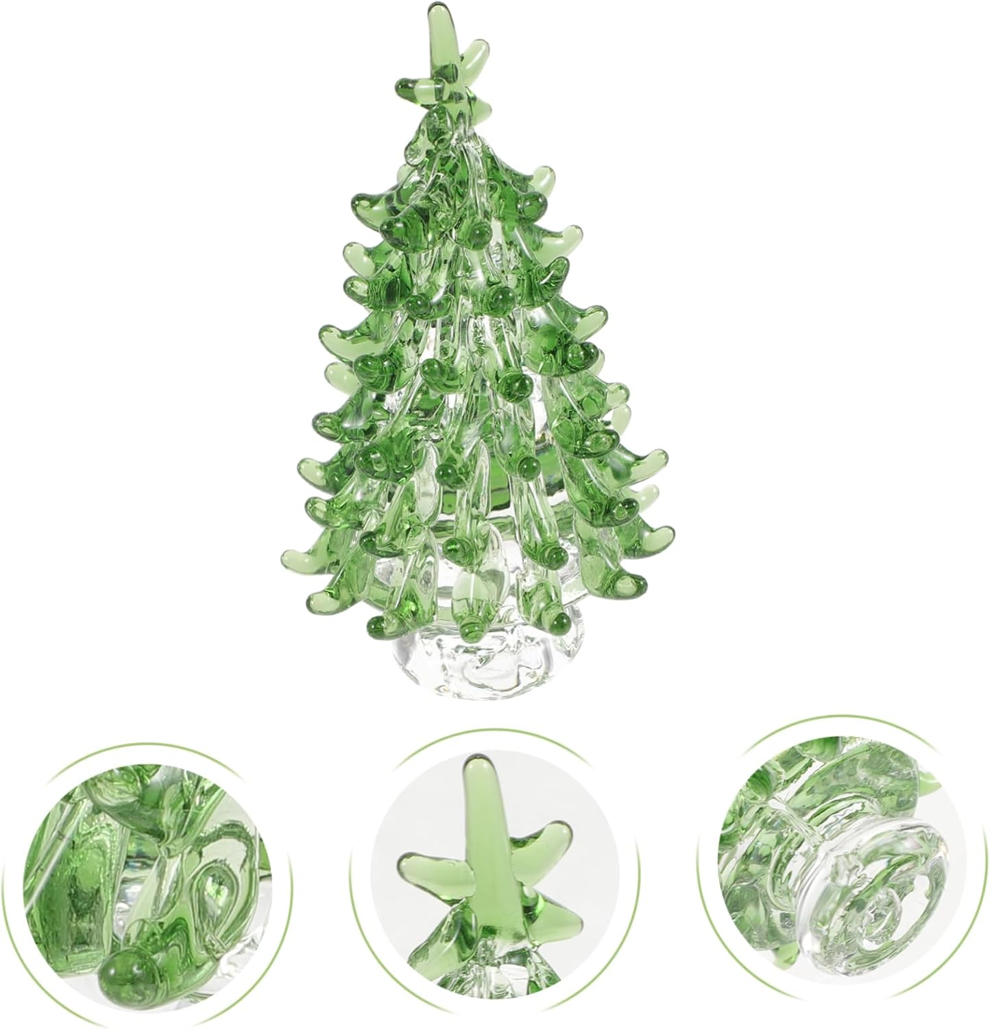 SHOWERORO Pop up Christmas Tree Lights Crystal Mini Xmas Trees Home Decor Desktop Christmas Ornaments