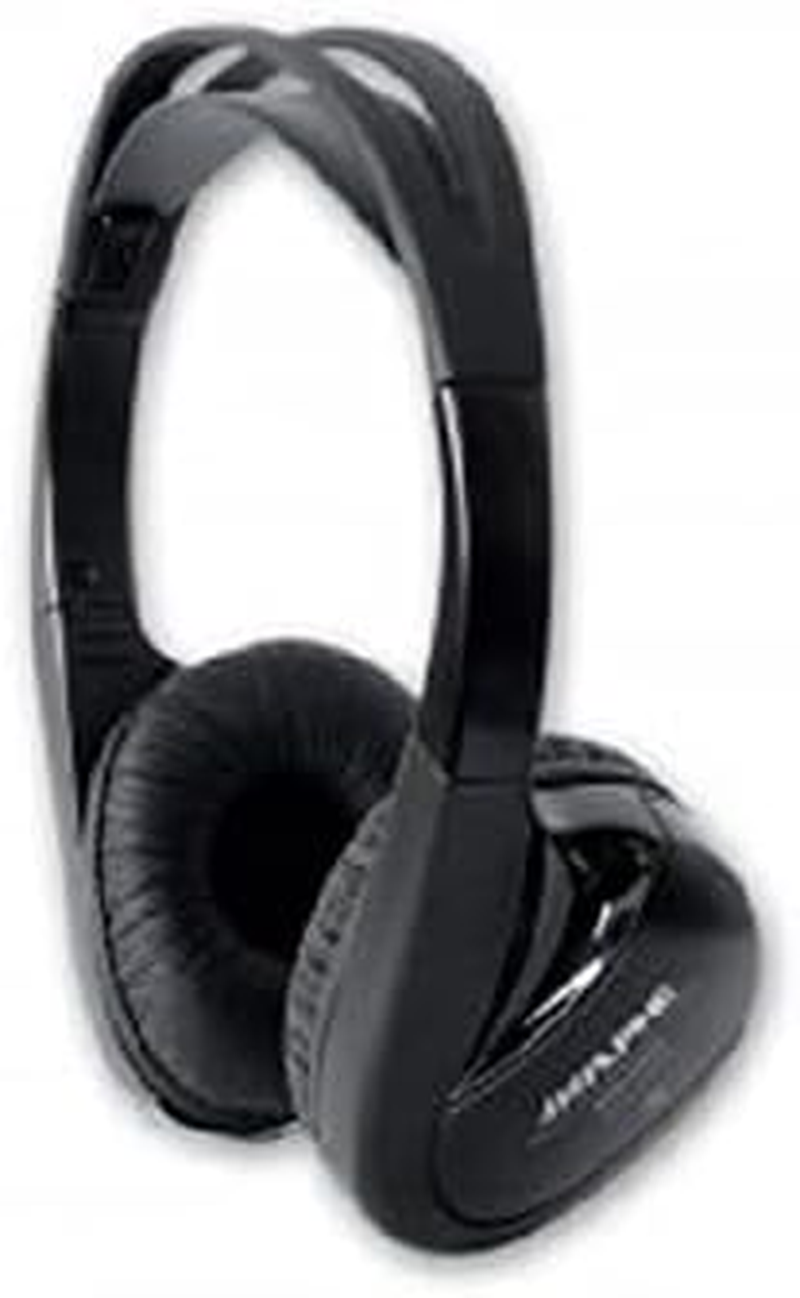 Alpine SHS-N207 Dual Source Foldable Wireless Headphones, Red image number 1