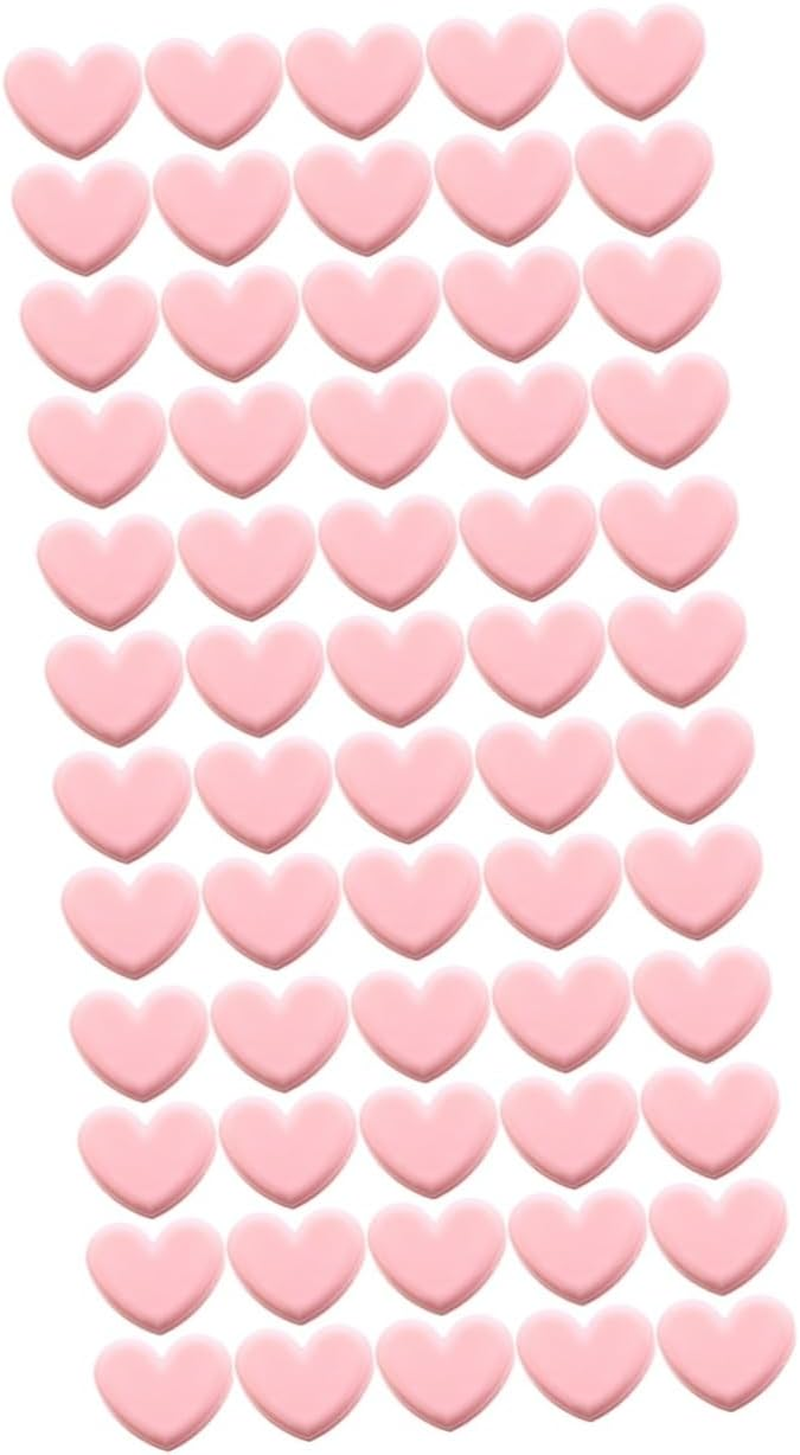MAGICLULU 20Pcs Heart Shape Love Clips for Photos Food Storage & Document Organization Pink Plastic Bag Sealing Clips Ideal for Home Decor & Craft Projects