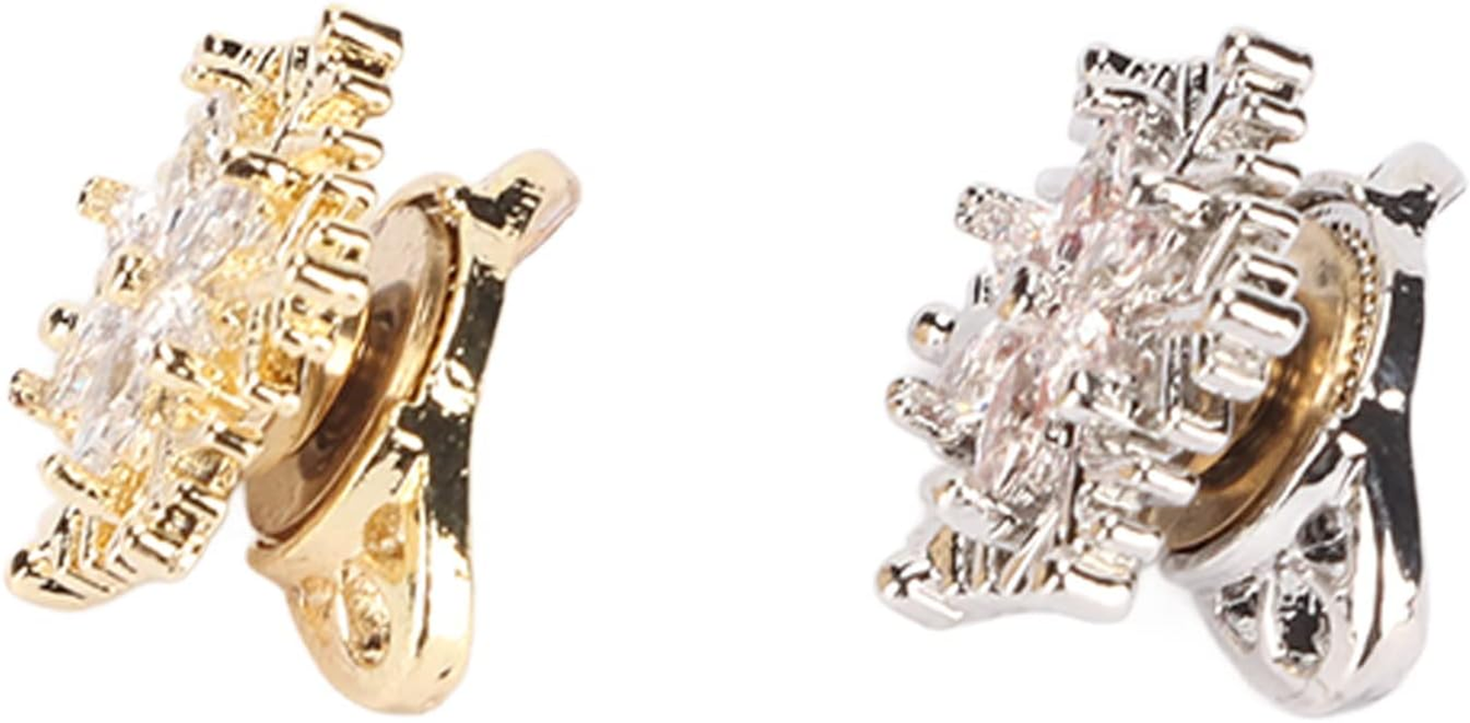 Snowflake Nail Decoration Rotatable Shiny 3D Christmas Nail Art Decor Attractive for Daily Holiday 2Pcs image number 2