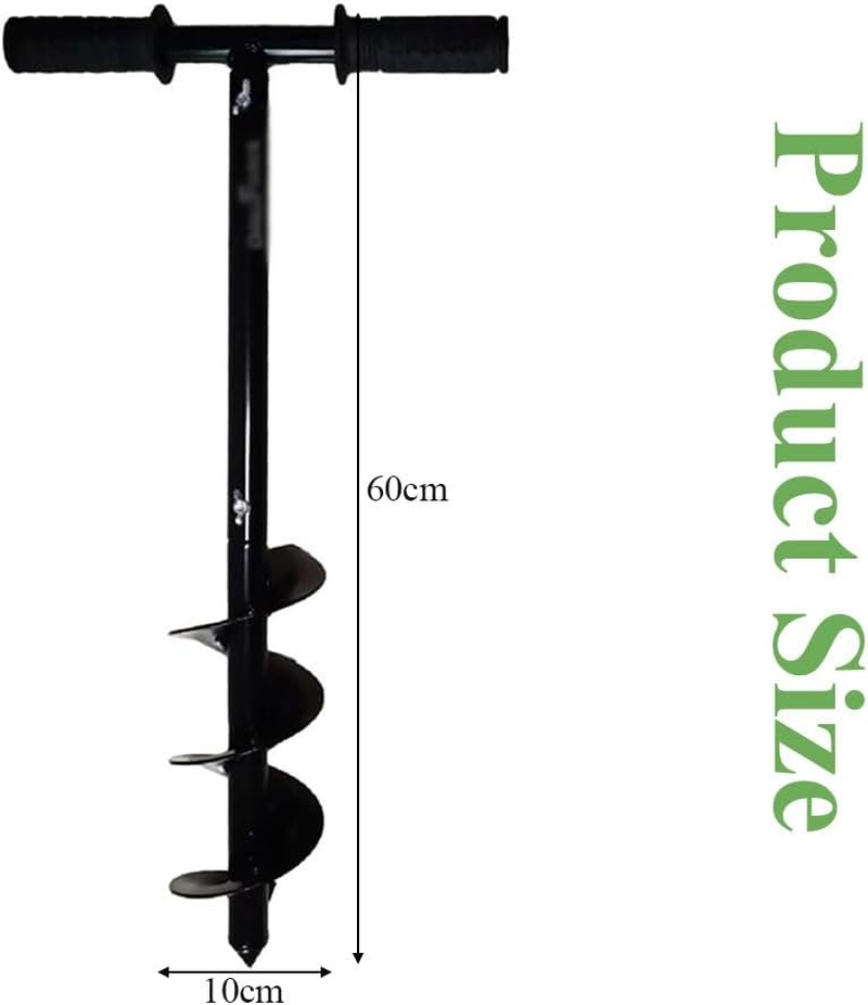 Hand Earth Drill,Professional Metal Earth Drill,Handheld Manual Digger,Ground Auger,To Plant Flowers and Shrubs,Planting Seedlings,Loosening Soil and Digging Holes,Garden Tools image number 6