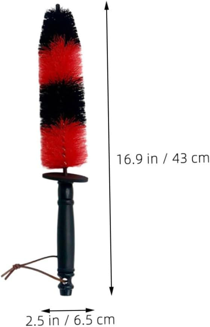 Cabilock 3Pcs Wheel Cleaning Brush Set Red Elastic Bristle, Extended Rim Scrubber for Tire and Wheel Well Care, Car Detailing Tool for Electric and Manual Wash in Automotive Maintenance image number 6
