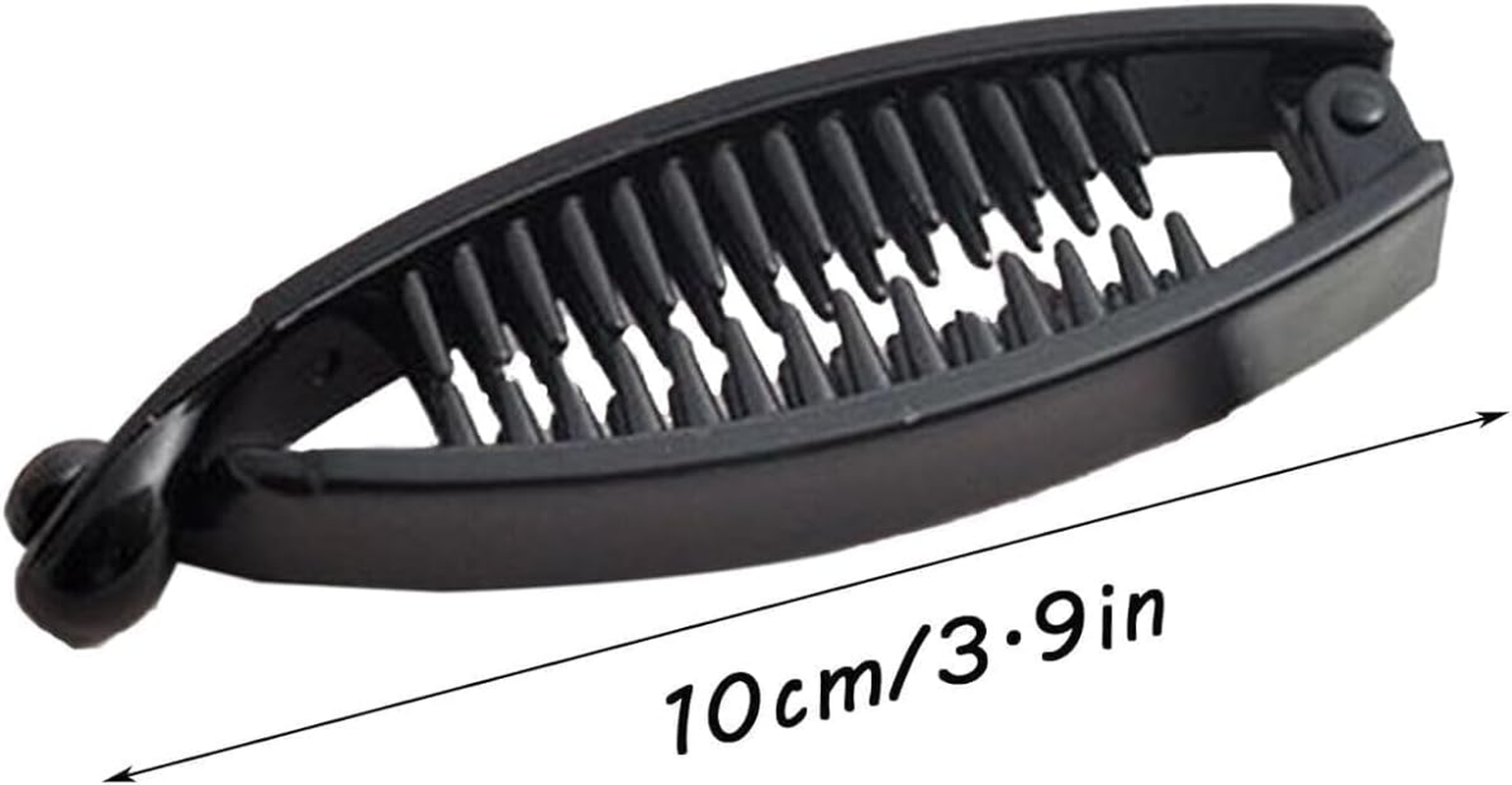 1Pc Black Woman'S Banana Hair Clips Twisted Clips Hair Clips Hairpins Hair Accessories image number 5