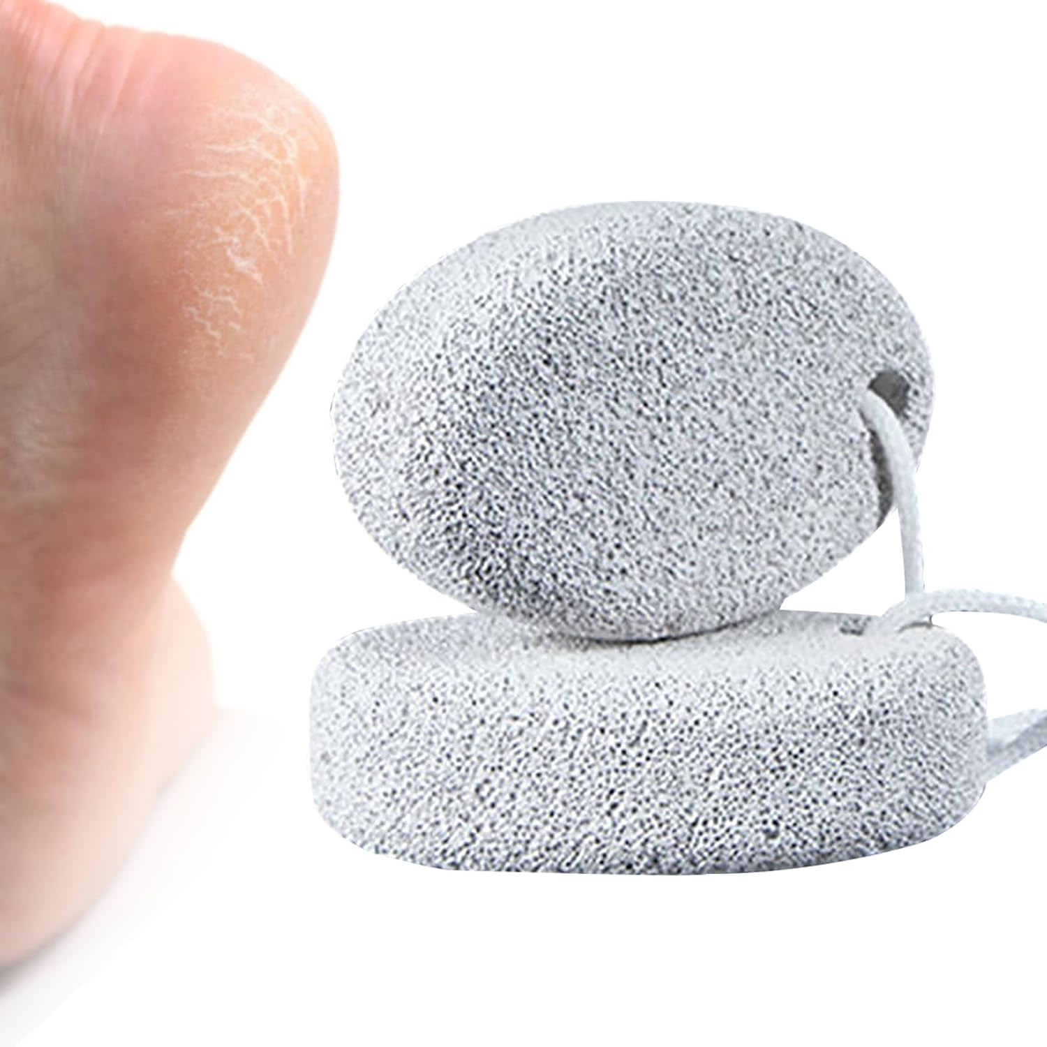 Vervesourced 2PCS Natural Pumice Stone for Feet, Vervesourced Lava Pedicure Tools Hard Skin Callus Remover for Men/Women Feet and Hands - Natural Foot File Exfoliation to Remove Dead Skin