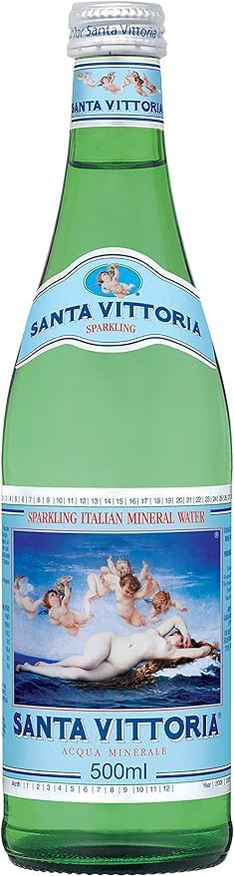 Santa Vittoria Sparkling Mineral Water, 24 X 500 Ml image number 3