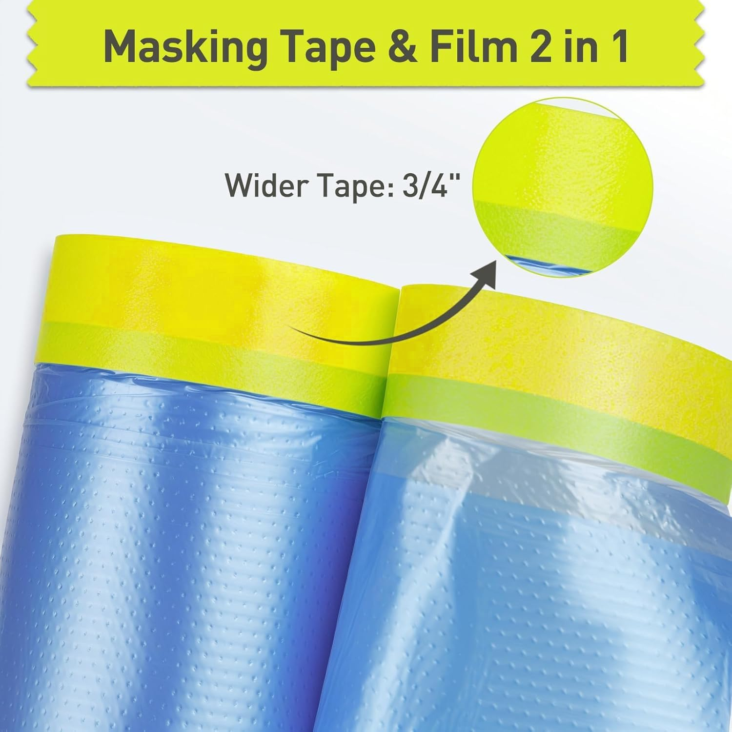 Automotive Painting Covering, General Painters Plastic Drop Cloth for Auto Wall Furniture Painting Spraying from Dust Contamination (8) image number 5