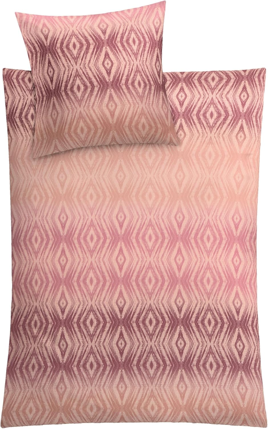 Kleine Wolke Tebas Bed Linen, Cotton, Pastel Rose, 155 X 220 Cm (80 X 80 Cm) image number 2
