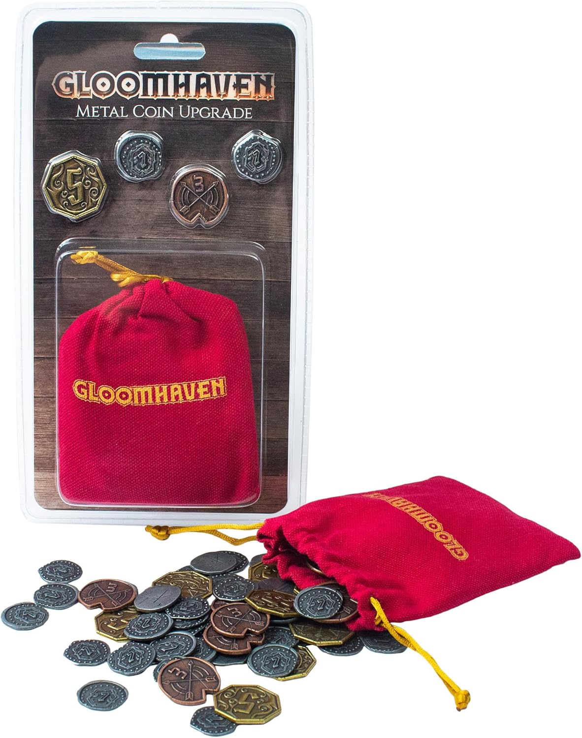 Cephalofair Gloomhaven Upgrade Metal Coins Set image number 6