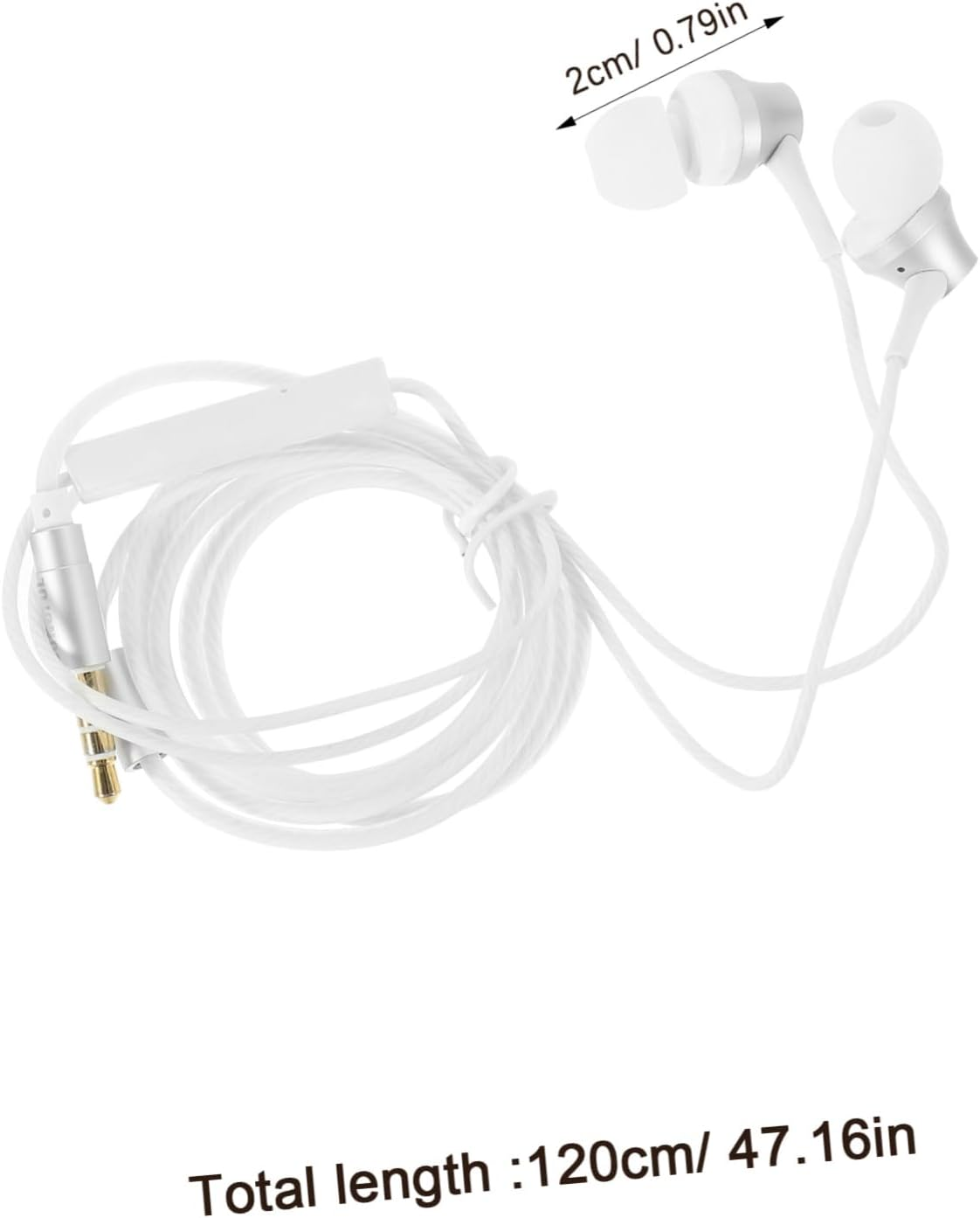 Homoyoyo -Ear Headphones Earbuds with 3.5Mm Jack Ergonomic Design Strong Bass Compatible with Phone Tablet Laptop Desktop Computer image number 1