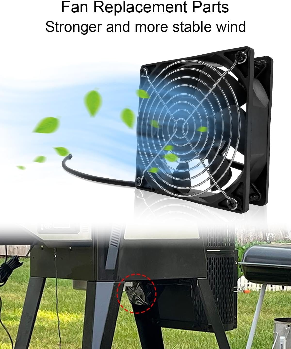 Fan and Lid/Door Switch Fit for Masterbuilt Gravity Series 560 800 1050 Digital Charcoal Grill and Smoker Combo Replace 9904190041, 9904190045 image number 1