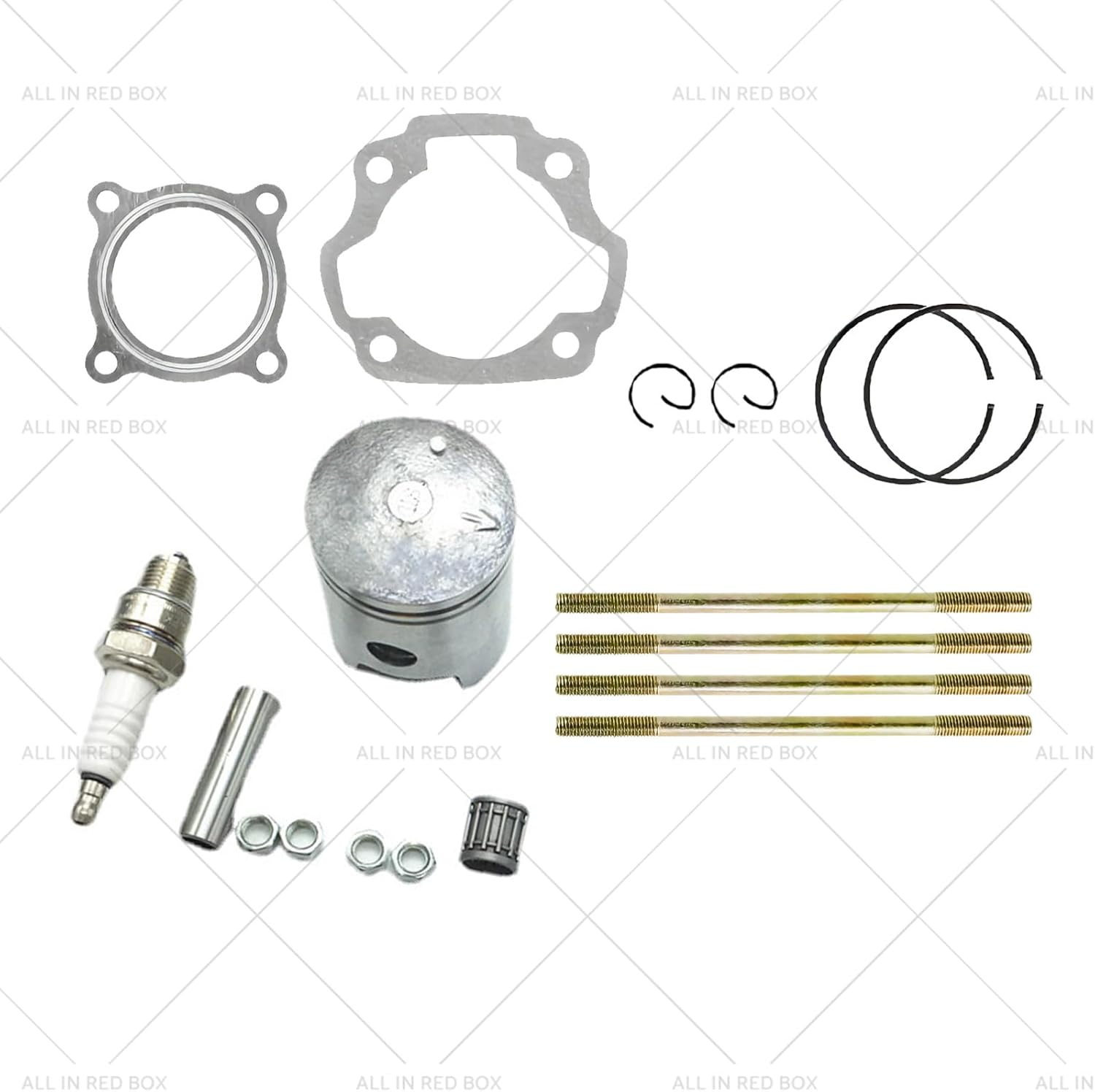 MAX COOL Top End Cylinder Rebuild Kit Bore Barrel Piston Suitable for Yamaha Peewee 80 PW80 PY80
