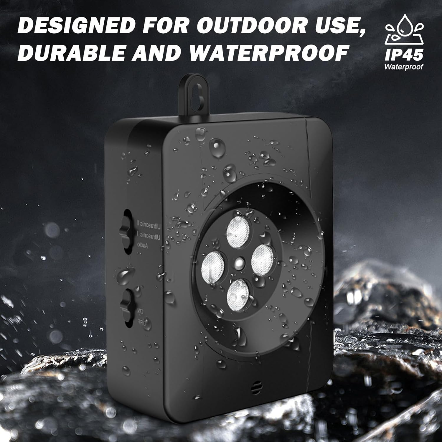 Anti-Bark for Dogs, anti Bark Device Dogs, 3 Levels Ultrasonic anti Bell Device, Pet Ultrasonic Dog Deterrent, Safe & Effective Dog Barking Deterrent, Outdoor Use for Large, Medium, Small Dogs image number 3