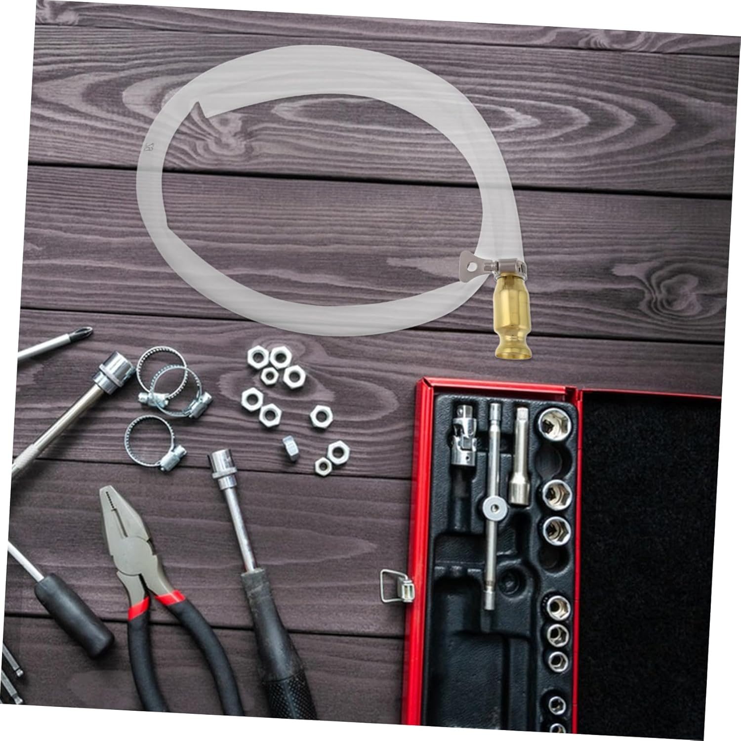 DINHEAROM Fluid Extractor Manual Pump Tool for Cars Changer Kit for Trucks Gasoline and Liquid for Automotive Needs image number 5