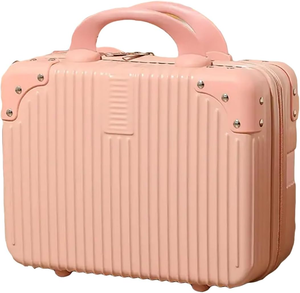 AIMALL 14-Inch Women'S Lightweight Luggage Case, Mini Boarding Cosmetic Case, Simple Large Capacity Portable Storage, Dimensions 11.8X10.2X5.9 Inches