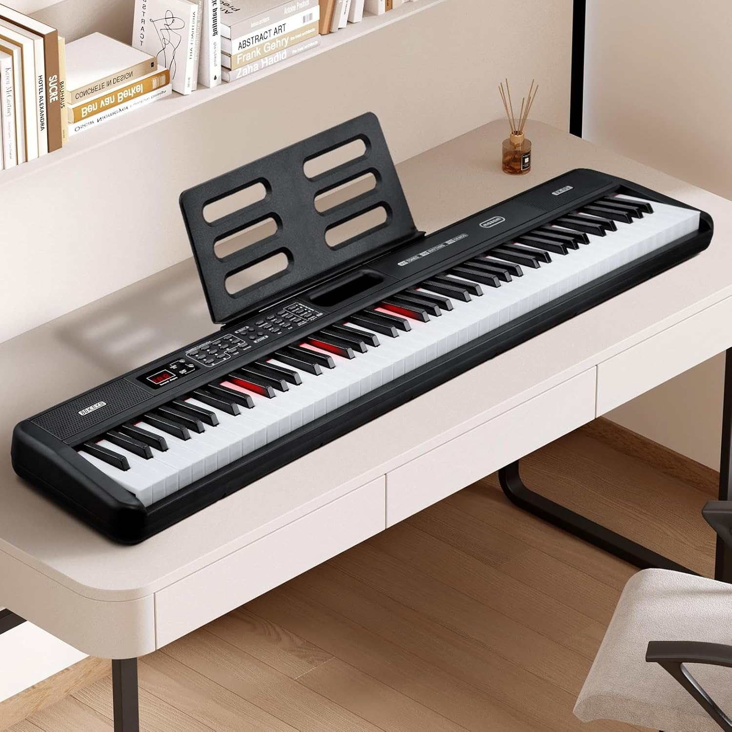 Mazam 88 Keys Piano Keyboard Portable Electric Keyboards image number 1