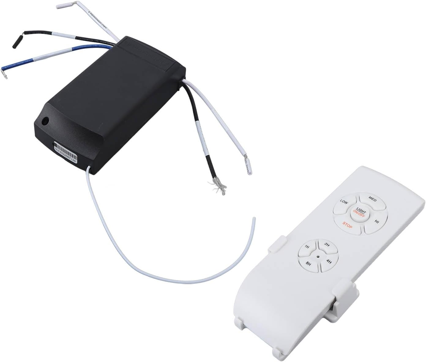 MEKOTRIN Ceiling Fan Remote Control Kit, Replacement 85‑240V Long Distance Ceiling Fan Lamp Remote Control Kit for House image number 3